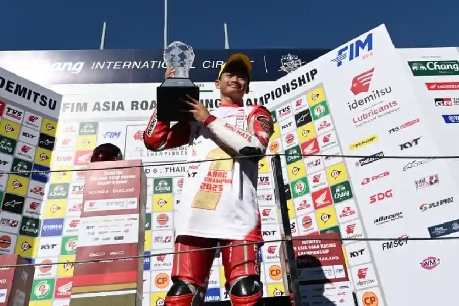 Fadillah Arbi Juara Asia AP250 ARRC 2025, Dominasi Astra Honda Berlanjut di Buriram Fadillah Arbi Aditama