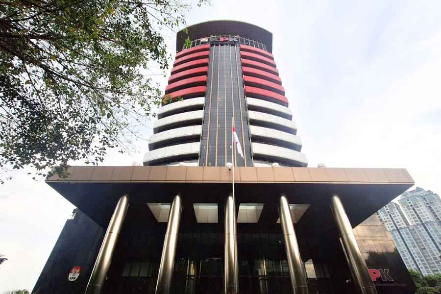 Eks Dirjen Kemenag Hilman Latief Diperiksa KPK Terkait Kasus Korupsi Kuota Haji Gedung Merah Putih KPK di Kawasan Kuningan Jakarta Selatan. (Foto: Tutur/Den)