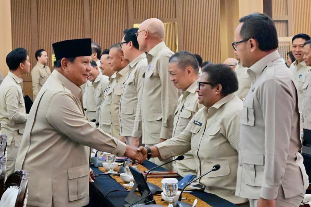 Presiden Prabowo Subianto dalam acara retret Kabinet Merah Putih di Hambalang, Bogor, Selasa 6 Januari 2026. (Dok. Sekretariat Kepresidenan)